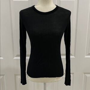 Calvin Klein Classic Black Long Sleeve Tee